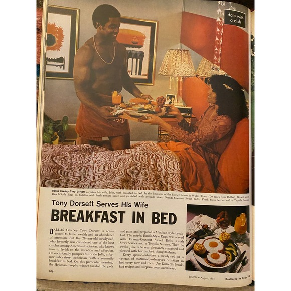 Ebony Magazine, August 1981 Special Issue "Black Love Jermain and Hazel Jackson - Picture 14 of 16